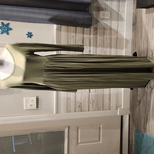 EUC Women's sz XL Long sleeve Maxi Dress